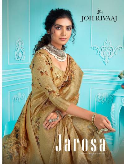 JAROSA BY JOH RIVAAJ ORGANZA SAREES WHOLESALER IN INDIA